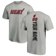 Custom Miami Heat Ash Custom Backer T-Shirt