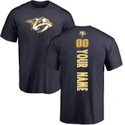 Custom Nashville Predators Custom Backer T-Shirt - Navy