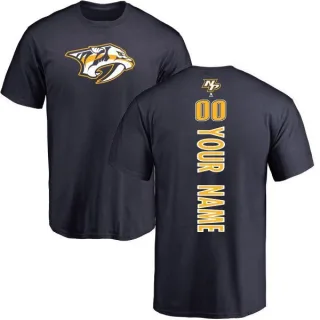 Custom Nashville Predators Custom Backer T-Shirt - Navy