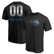 Custom Orlando Magic Black Custom Midnight Mascot T-Shirt