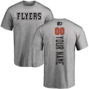 Custom Philadelphia Flyers Custom Backer T-Shirt - Ash