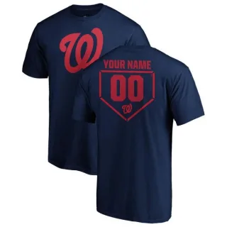 Custom Washington Nationals Custom RBI T-Shirt - Navy