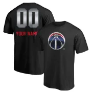 Custom Washington Wizards Black Custom Midnight Mascot T-Shirt