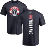 Custom Washington Wizards Navy Custom Backer T-Shirt