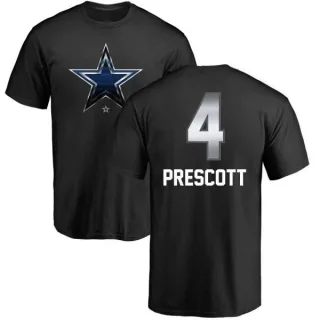 Dak Prescott Dallas Cowboys Midnight Mascot T-Shirt - Black