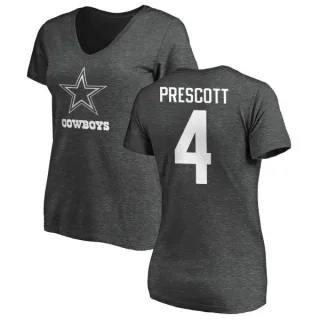 Dak Prescott Women's Dallas Cowboys One Color T-Shirt - Ash