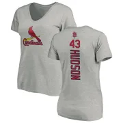 Dakota Hudson Women's St. Louis Cardinals Backer Slim Fit T-Shirt - Ash