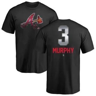 Dale Murphy Atlanta Braves Midnight Mascot T-Shirt - Black