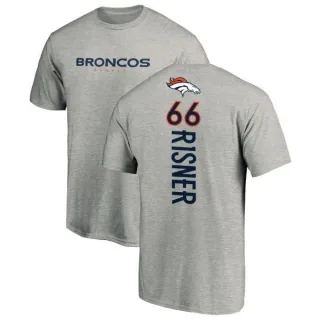 Dalton Risner Denver Broncos Backer T-Shirt - Ash