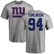 Dalvin Tomlinson New York Giants Name & Number Logo T-Shirt - Ash