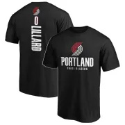 Damian Lillard Portland Trail Blazers Black Backer T-Shirt