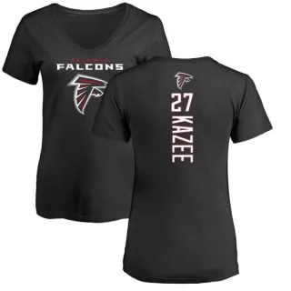 Damontae Kazee Women's Atlanta Falcons Backer Slim Fit T-Shirt - Black