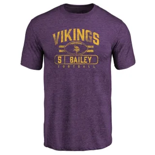 Dan Bailey Minnesota Vikings Flanker Tri-Blend T-Shirt - Purple