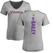 Dan Bailey Women's Minnesota Vikings Backer V-Neck T-Shirt - Ash