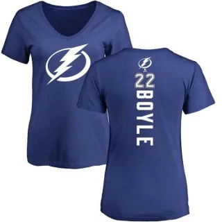 Dan Boyle Women's Tampa Bay Lightning Backer T-Shirt - Blue