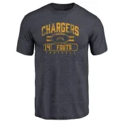 Dan Fouts Los Angeles Chargers Flanker Tri-Blend T-Shirt - Navy