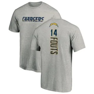 Dan Fouts Los Angeles Chargers Name & Number T-Shirt - Heather Gray