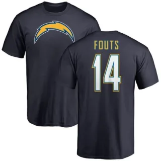 Dan Fouts Los Angeles Chargers Name & Number T-Shirt - Navy