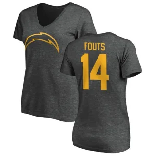 Dan Fouts Women's Los Angeles Chargers One Color T-Shirt - Ash