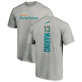 Dan Marino Miami Dolphins Backer T-Shirt - Ash