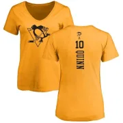 Dan Quinn Women's Pittsburgh Penguins One Color Backer T-Shirt - Gold