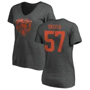 Dan Skuta Women's Chicago Bears One Color T-Shirt - Ash