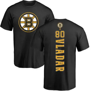 Dan Vladar Boston Bruins Backer T-Shirt - Black