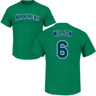 Dan Wilson Seattle Mariners Name & Number T-Shirt - Green