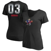 Dana Barros Women's Philadelphia 76ers Black Midnight Mascot T-Shirt