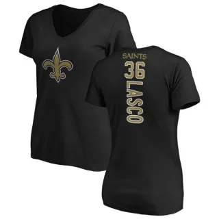 Daniel Lasco Women's New Orleans Saints Backer Slim Fit T-Shirt - Black