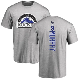 Daniel Murphy Colorado Rockies Backer T-Shirt - Ash