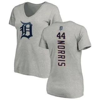 Daniel Norris Women's Detroit Tigers Backer Slim Fit T-Shirt - Ash