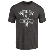 Daniel Palka Chicago White Sox Base Runner Tri-Blend T-Shirt - Black