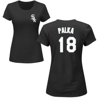 Daniel Palka Women's Chicago White Sox Name & Number T-Shirt - Black