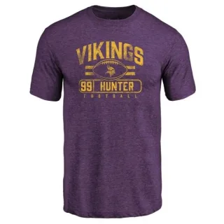 Danielle Hunter Minnesota Vikings Flanker Tri-Blend T-Shirt - Purple