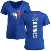 Danny Barnes Women's Toronto Blue Jays Backer Slim Fit T-Shirt - Royal