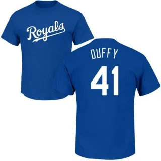Danny Duffy Kansas City Royals Name & Number T-Shirt - Royal