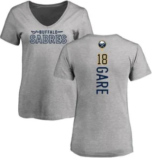 Danny Gare Women's Buffalo Sabres Backer T-Shirt - Ash