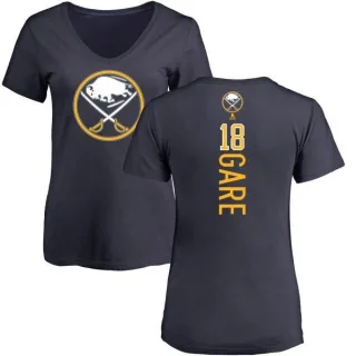 Danny Gare Women's Buffalo Sabres Backer T-Shirt - Navy