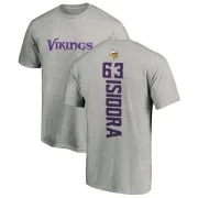 Danny Isidora Minnesota Vikings Backer T-Shirt - Ash