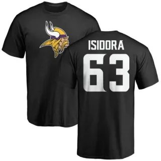 Danny Isidora Minnesota Vikings Name & Number Logo T-Shirt - Black