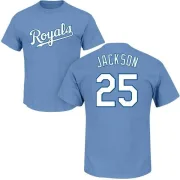 Danny Jackson Kansas City Royals Name & Number T-Shirt - Light Blue