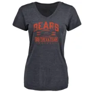 Danny Trevathan Women's Chicago Bears Flanker Tri-Blend T-Shirt - Navy