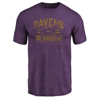 Danny Woodhead Baltimore Ravens Flanker Tri-Blend T-Shirt - Purple