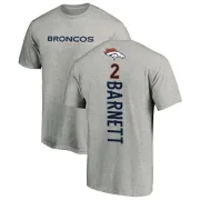 Dante Barnett Denver Broncos Backer T-Shirt - Ash