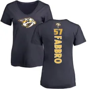 Dante Fabbro Women's Nashville Predators Backer T-Shirt - Navy