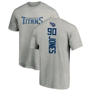 DaQuan Jones Tennessee Titans Backer T-Shirt - Ash