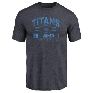 DaQuan Jones Tennessee Titans Flanker Tri-Blend T-Shirt - Navy