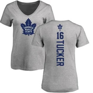 Darcy Tucker Women's Toronto Maple Leafs Backer T-Shirt - Ash