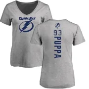 Daren Puppa Women's Tampa Bay Lightning Backer T-Shirt - Ash